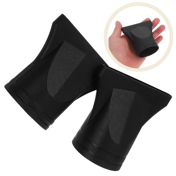 LOLIPPYY 2Pcs Hairdryer Diffuser Attachment Black Universal Fit for Professional Home Use
