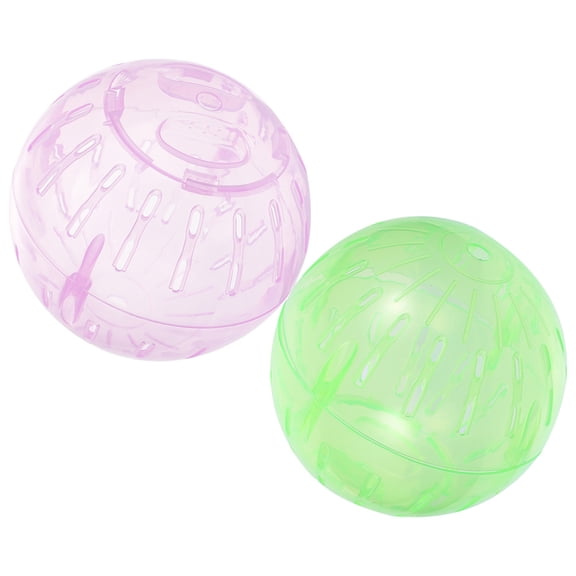 LOLIPPYY 2Pcs Hamster Exercise Balls For Pet Owners With Plastic Material And Entertainment