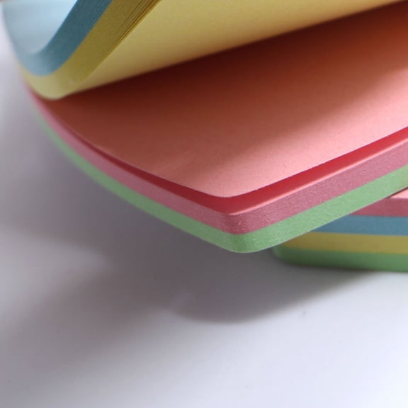 LOLIPPYY 2Pcs Heart Shaped Sticky Post Pads Assorted Color for Marking Important Thoughts