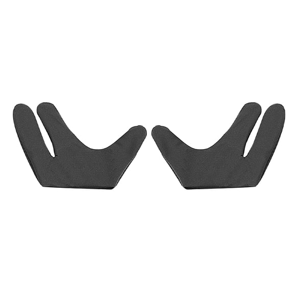 LOLIPPYY 2Pcs Heat Proof Hair Curling Gloves for Professional Barber Use with Hand Protection in Black