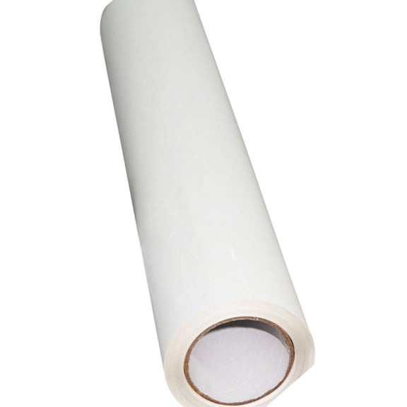 LOLIPPYY 2Pcs Heat Transfer Vinyl White PU Film for T Shirts Bags Caps Durable Flexible Htv Vinyl