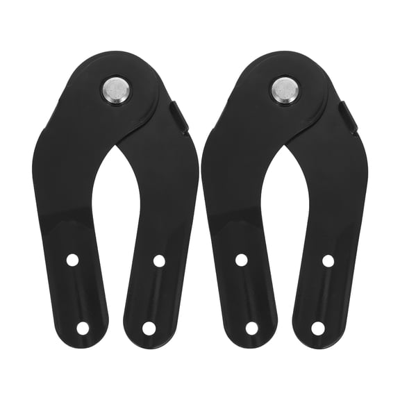 LOLIPPYY 2Pcs Heavy Duty Black Folding Ladder Hinges Replacement Part for Attic Ladder Support
