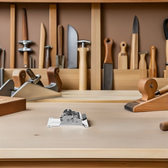 LOLIPPYY 2-Pack Heavy Duty Folding Table Hinges with Self-Locking Feature for Space Saving Design