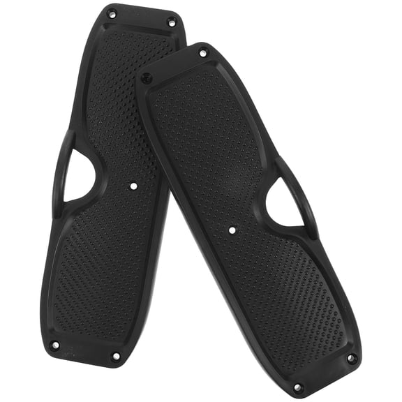 LOLIPPYY 2-Pack Heavy Duty Black Inflatable Boat Engine Mounting Plates for Water Sports and Outdoor Adventure Use