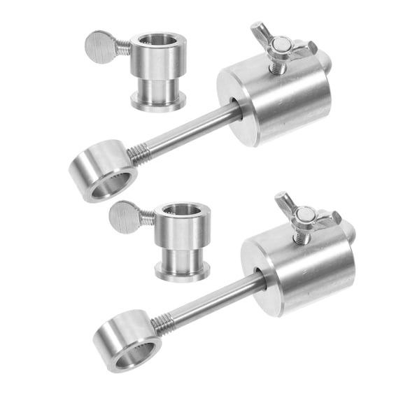 LOLIPPYY 2Pcs Heavy Duty Stainless Steel Bbq Rotisserie Counterweight for Rods and Roasting Racks