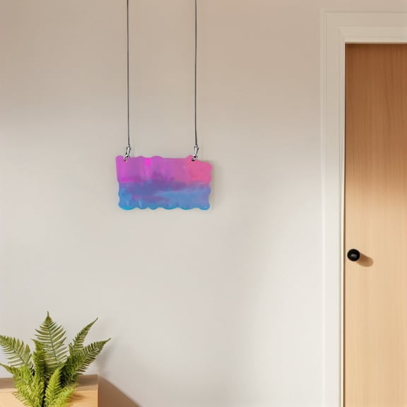 LOLIPPYY 2Pcs Heavy Duty Stainless Steel Ceiling Picture Hanging Wire Kit with Adjustable Hooks for Posters