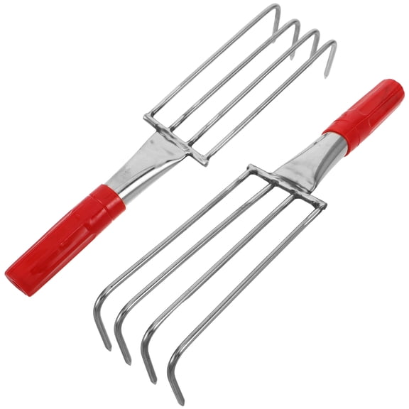 LOLIPPYY 2-Pack Heavy Duty Stainless Steel Clam Digging Tool for Easy and Efficient Shellfish Harvesting on Sandy Beaches