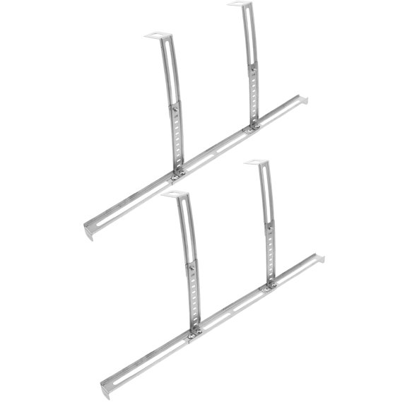 LOLIPPYY Stainless Steel Air Conditioner Bracket Weatherproof Strength Plated Silver