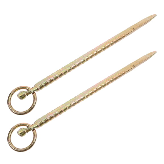 LOLIPPYY 2Pcs Heavy Duty Tie Out Stake for Yard and Pasture Livestock Including Cattle and Goats