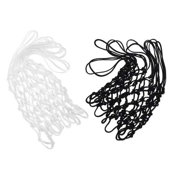 LOLIPPYY 2Pcs Heavy Duty Weather Resistant Basketball Net Replacement for Outdoor Standard Hoop