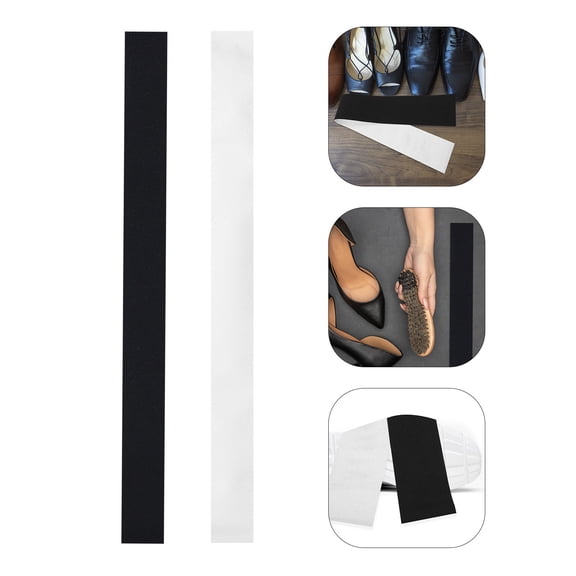 LOLIPPYY 2Pcs High Heel Shoe Pads Noise Reduction Self Adhesive Sole Protectors for Boots and Sneakers