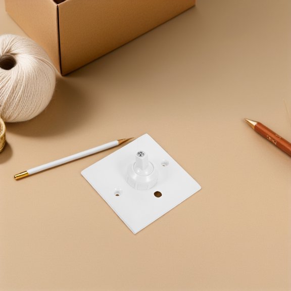 LOLIPPYY 2Pcs Home Alarm Wall Mount White Bracket with Efficient Heat Dissipation