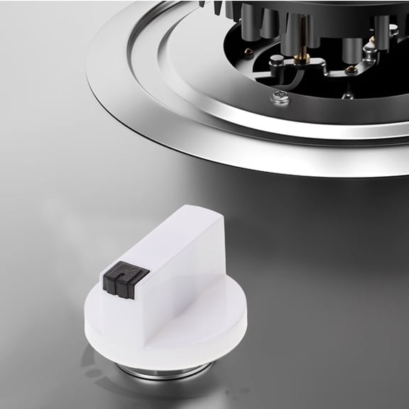 LOLIPPYY 2Pcs Hot Water Heater Knobs Plastic White for Temperature Control in Home Use