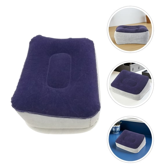 LOLIPPYY 2Pcs Inflatable Foot Stool for Office Desk and Home Use with Soft Material and Antislip Bottom