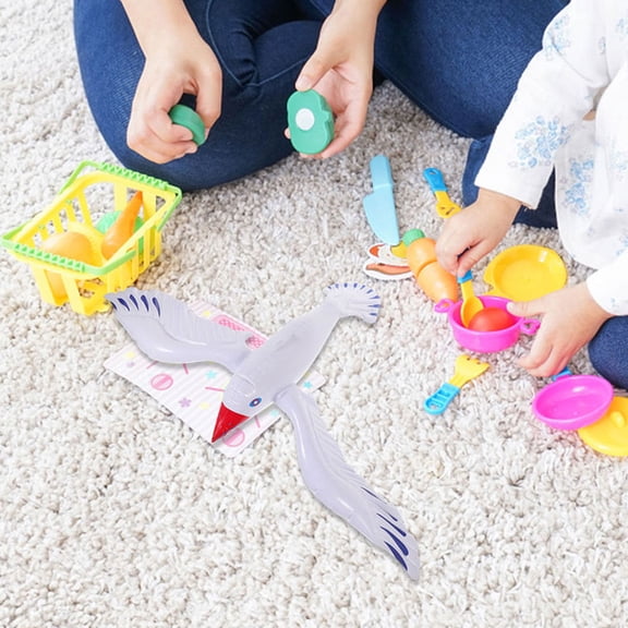 LOLIPPYY 2Pcs Inflatable Seagull Pool Float White PVC Versatile Decoration for Beach and Pool