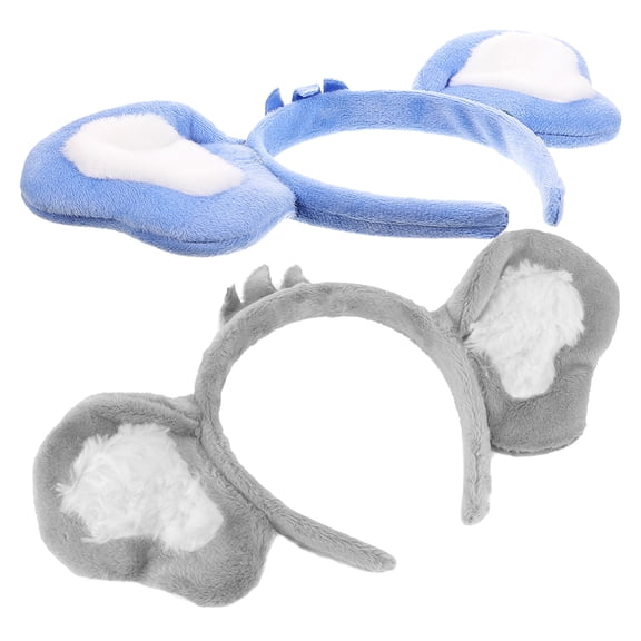 LOLIPPYY 2Pcs Koala Cosplay Headbands Comfortable Fabric Animal Hairbands for Fun and Festival Use