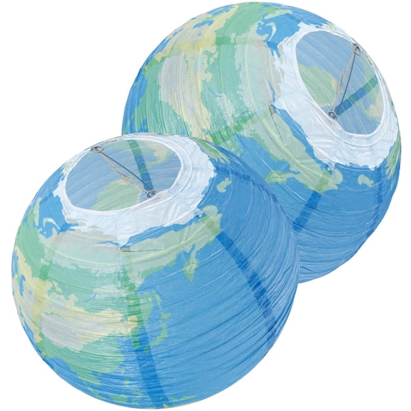 LOLIPPYY 2Pcs Lanterns Hanging Globe Shape Lanterns Durable Decorative Pieces