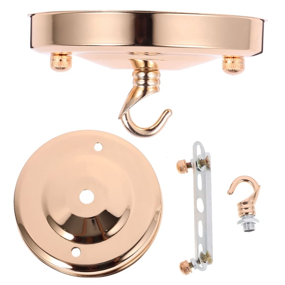 LOLIPPYY 2-Pack Wrought Fixture Mounting Plates for Pendant Lights, Chandelier Cover Accessories