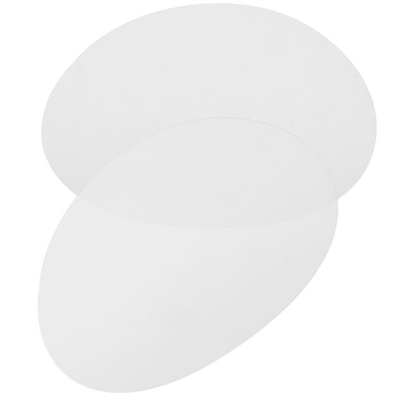 LOLIPPYY 2Pcs Light Transmittance Fabric Lamp Shades White Dust-proof Diffuser for Pendant Lamp Living Room