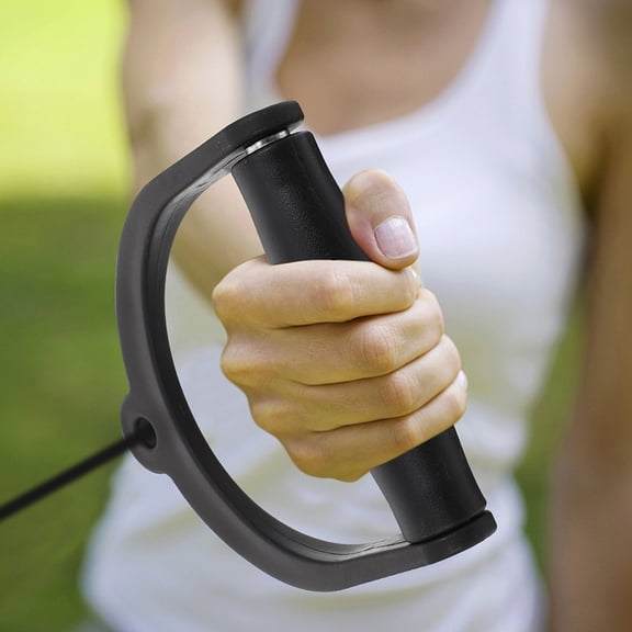 LOLIPPYY 2-Pack Lightweight Portable Plastic Cable Handles Gym Accessory for Pull Down and Strength Training Exercises