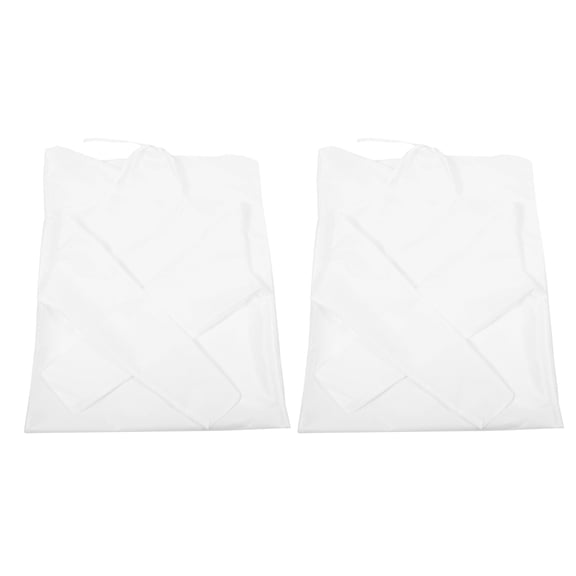 LOLIPPYY 2Pcs Lightweight White Clothes Drying Bags for Winter Coats Fast Drying with Hair Dryer Accessory