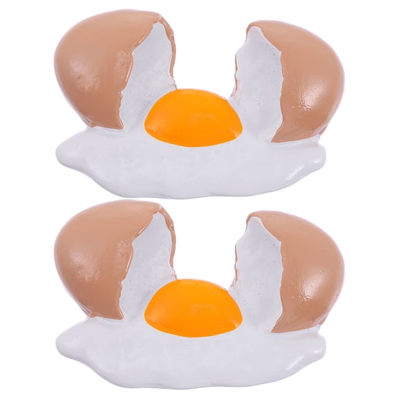 LOLIPPYY 2Pcs Lovely Mini Fridge Stick Emulates Food Decoration Fridge Ornament