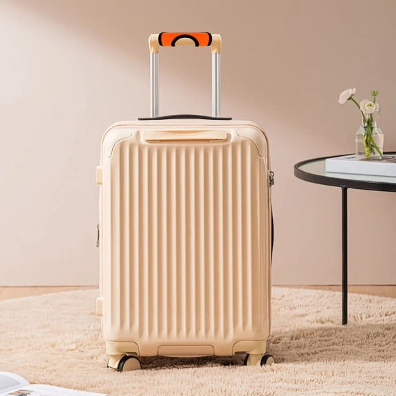 LOLIPPYY 2Pcs Luggage Grip Wrap Chloroprene Rubber Orange Suitcase Accessories Wear Resistance