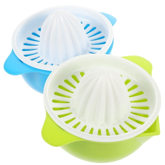 LOLIPPYY 2Pcs Manual Hand Juicer Plastic for Home
