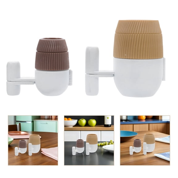 LOLIPPYY 2Pcs Meatball Maker Tool Press Plastic Mold for Uniform Round Balls Kitchen Cooking Accessory