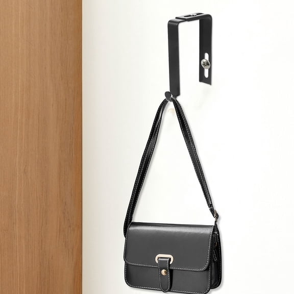 LOLIPPYY 2Pcs Metal Adjustable Cubicle Hooks for Home Door Partition Hat Coat Storage Hooks