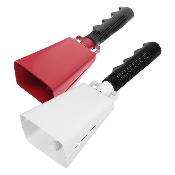 LOLIPPYY 2Pcs Metal Handbells Cheering Bell For All Ages And Farm Activities for Fan Gear