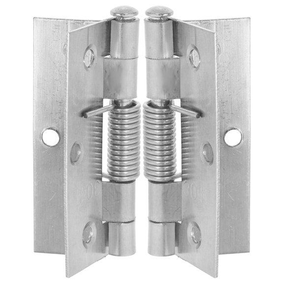 LOLIPPYY 2Pcs Metal Self Closing Door Hinges Easy Install Strong Structure with Mute Design