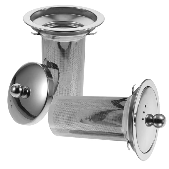 LOLIPPYY 2Pcs Metal Tea Infuser Basket with Fine Mesh Stainless Steel for Loose Tea Brewing