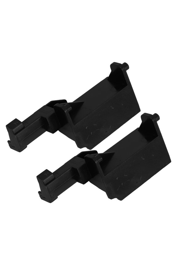 2Pcs Microwave Oven Door Stay Switch Buckle Black for Kitchen Use