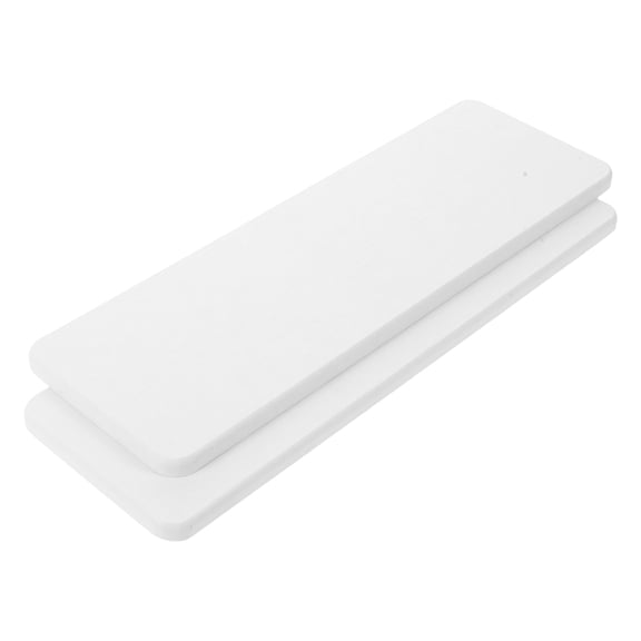LOLIPPYY 2Pcs Minimalist Diatomite Stone Mat for Fast Water Absorption in Bathroom and Kitchen