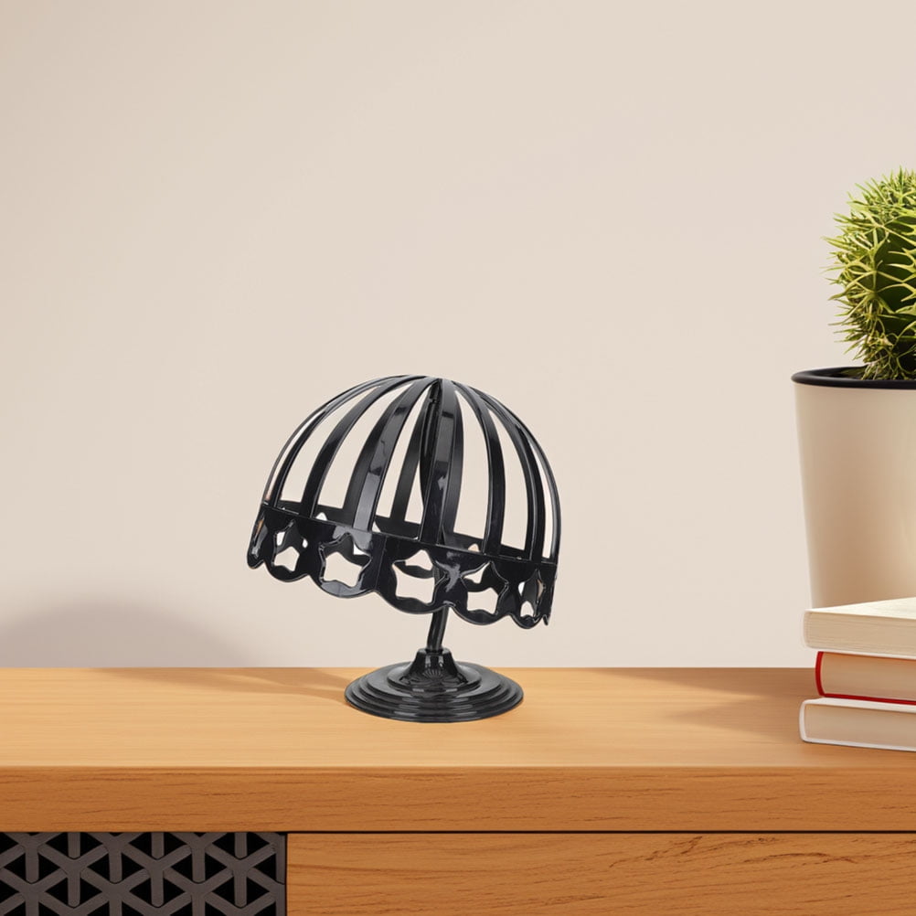 Pvc Hat Display LOLIPPYY 2Pcs Modern Black Plastic Hat Display Stand for Caps with Anti ...