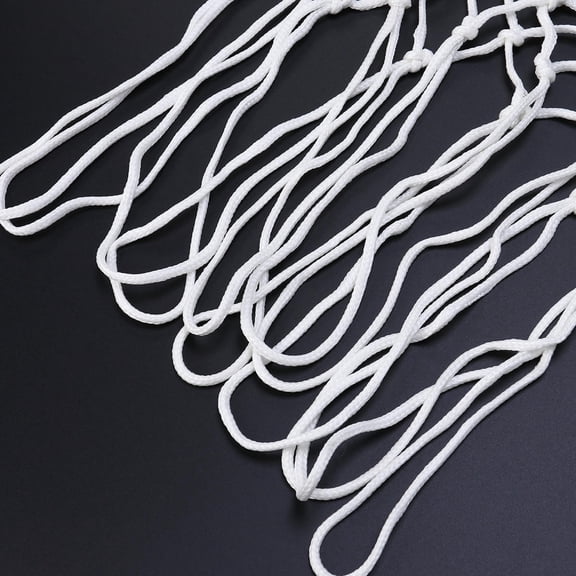 LOLIPPYY 2Pcs Night Glow Nylon Basketball Net Heavy Duty Wear Resistant for Basketball Use