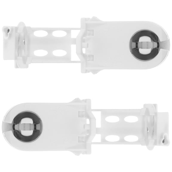 LOLIPPYY 2Pcs Non Shunted T8 Fluorescent Lamp Holder White Light Fixture Tombstone Socket for Industrial Use