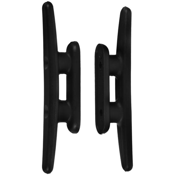 LOLIPPYY 2Pcs Nylon Boat Cleats Black for Canoe Deck Yacht Mooring Anchor Fixing