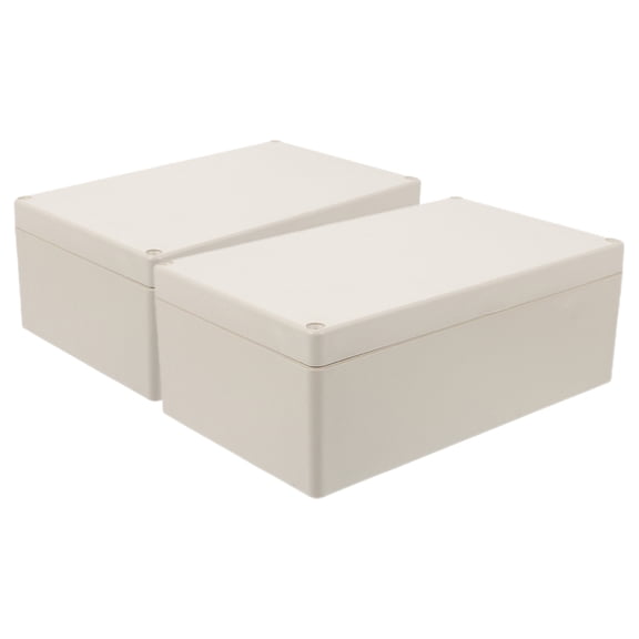 LOLIPPYY 2Pcs Outdoor Junction Box Electronic Junction Box Weatherproof Controller Plastic Box