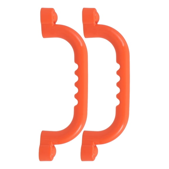 LOLIPPYY 2Pcs Outdoor Playground Equipment Safety Grab Bars Non-slip Orange