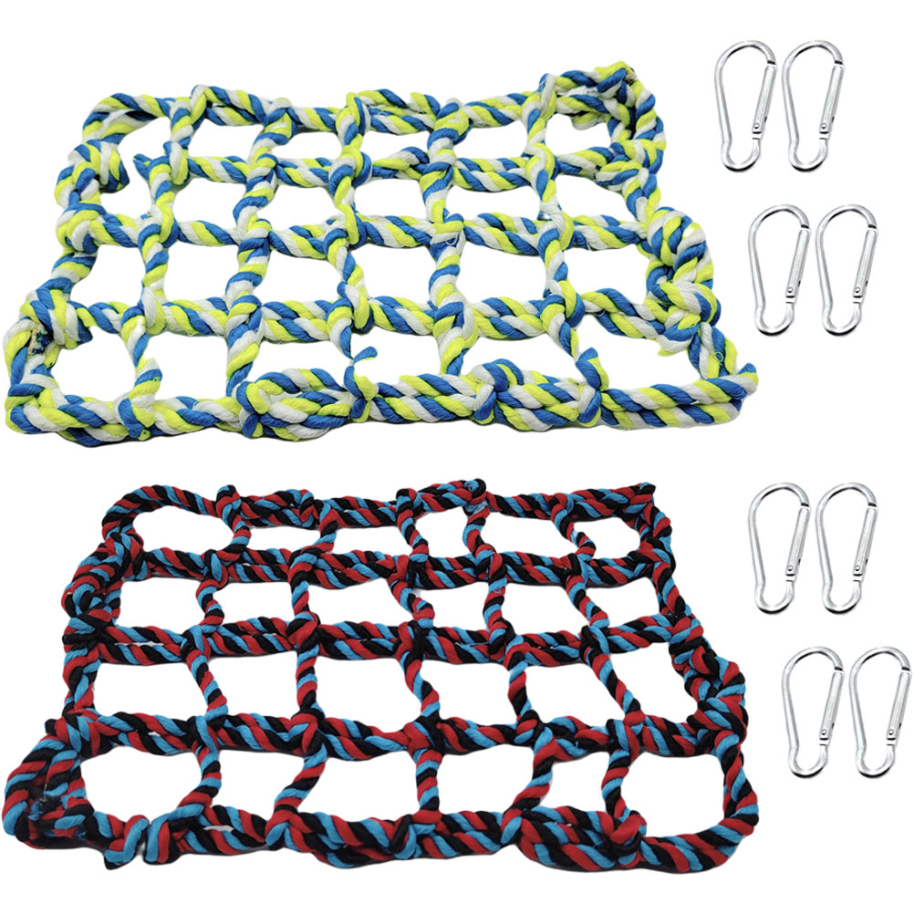 Parrot Net LOLIPPYY 2Pcs Parrot Net Toy Cotton Rope Hangable Bird Nest For ...