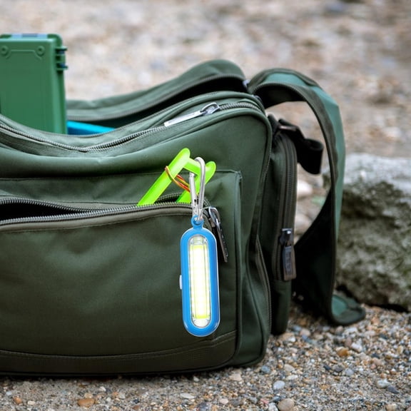 LOLIPPYY 2Pcs Pendant Keyring LED Light Flashlight Sturdy Metal Portable for Everyday Carry