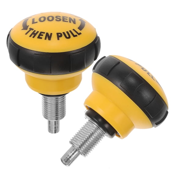LOLIPPYY 2-Pack ABS Yellow Height Adjustment Pins for Weight Bench, Ideal for Athletes and Fitness Enthusiasts