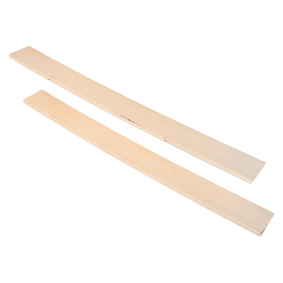 LOLIPPYY 2Pcs Pine Wood Bed Frame Slats Replacement for Mattress Support in Beige with Easy Installation