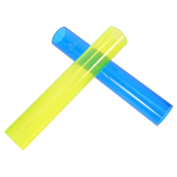 LOLIPPYY 2Pcs Pingpong Bat Roller Plastic DIY Tool with Dual Color Identification for Racket Maintenance