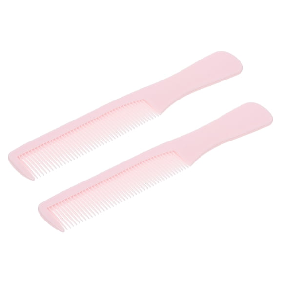 LOLIPPYY 2-Pack Anti-Static Fine Tooth Hair Combs Plastic Hairdressing Tools for Household Use