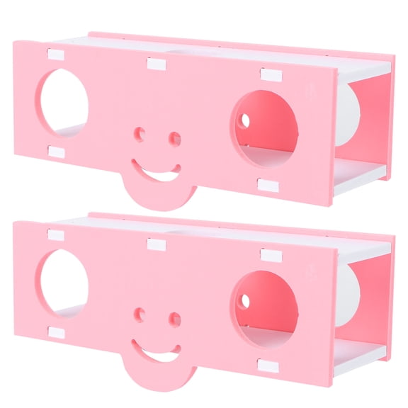 LOLIPPYY 2-Pack Hamster Playground and Resting Training Toys for Small Pets Fun Activity