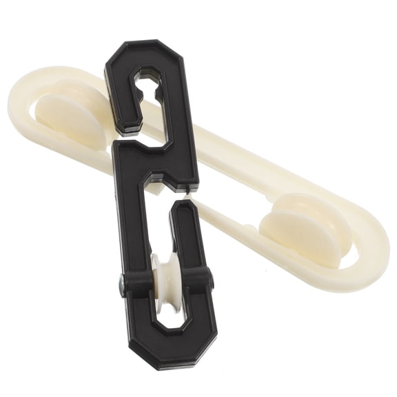 LOLIPPYY 2-Pack Plastic Clothesline Spreader Separator for Clothes Rack with Smooth and Nylon Wheel