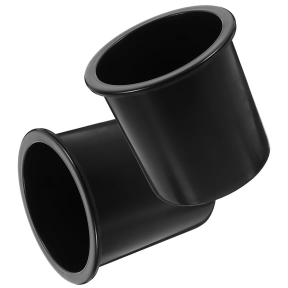 LOLIPPYY 2Pcs Plastic Couch Coaster Insert Black for Sofa Armrest Recliner Boat Car Use
